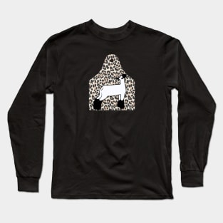 Cheetah Ear Tag - Market Lamb 1 - NOT FOR RESALE WITHOUT PERMISSION Long Sleeve T-Shirt
